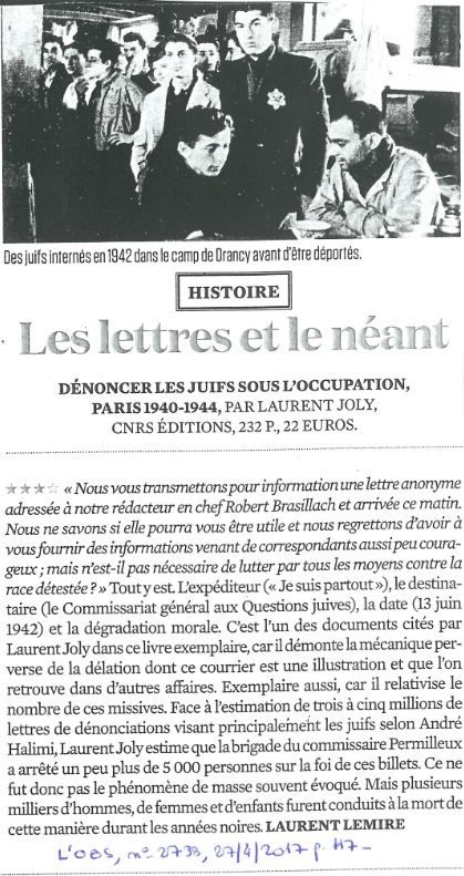 ("L'Observateur", 27 avril 2017)