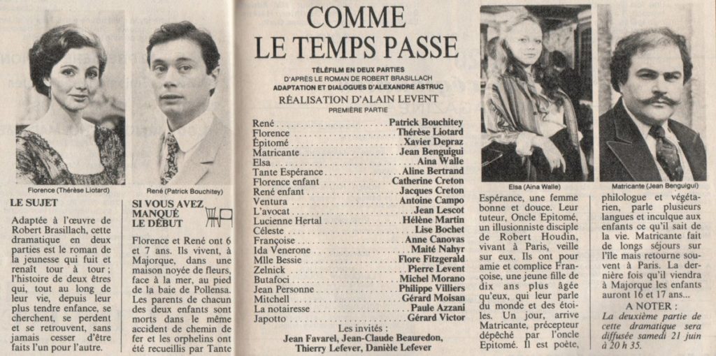 Brasillach-Robert-Téléfilm-Comme-le-temps-passe-1980-01