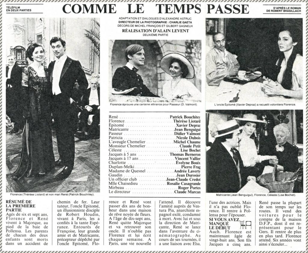 Brasillach-Robert-Téléfilm-Comme-le-temps-passe-1980-02