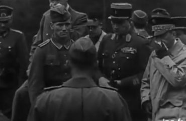 Brasillach, Robert - Video à Katyn - 01 janv. 1943 - Visite de Monsieur de Brinon - LVF