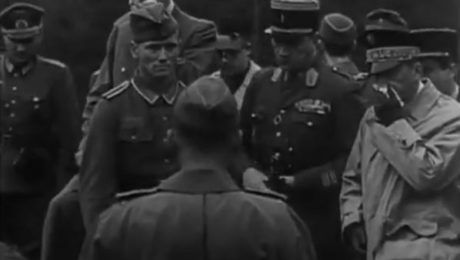 Brasillach, Robert - Video à Katyn - 01 janv. 1943 - Visite de Monsieur de Brinon - LVF