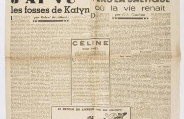 Massacre de Katyn - Emission de Radio (1943) avec Brasillach