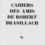 08 - Cahiers des Amis de Robert Brasillach - 6 Février 1960