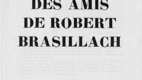 08 - Cahiers des Amis de Robert Brasillach - 6 Février 1960