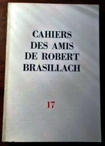 17 - Cahiers des Amis de Robert Brasillach